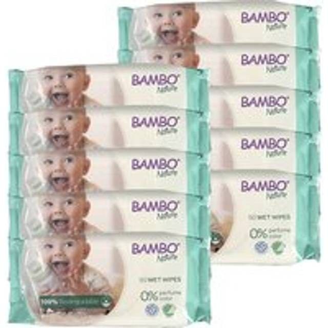 Bambo Nature Bambo Nature Eco Wet Wipes (10x50, 500 pcs)