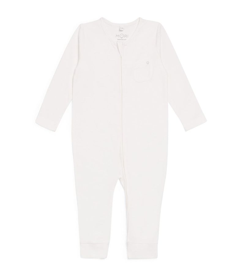 MORI MORI Clever Zip Sleepsuit (bamboo) — baby & kids product