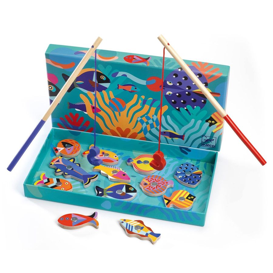 Djeco Djeco Wooden Magnetic Fishing Game — baby & kids product
