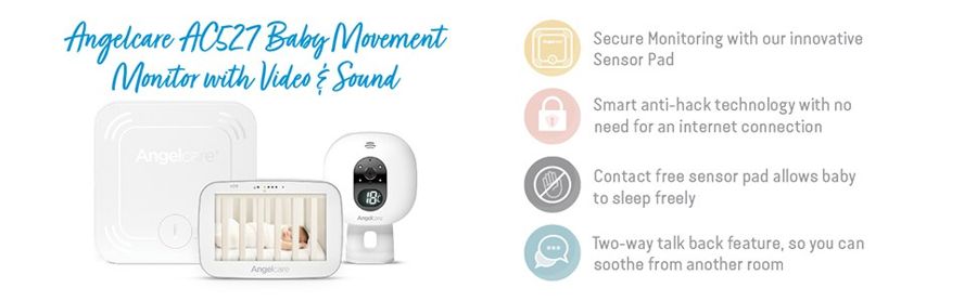 Angelcare Angelcare AC527 Video Movement & Sound Monitor — baby & kids product