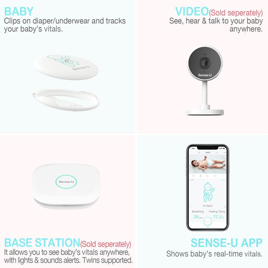 Sense-U Sense-U Baby Breathing & Movement Monitor — baby & kids product
