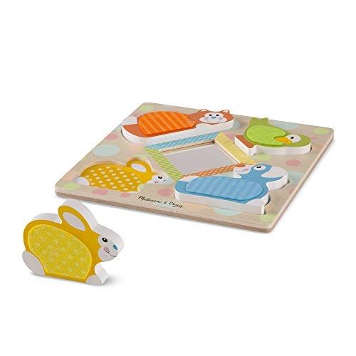 Melissa & Doug Melissa & Doug First Play Wooden Touch & Feel Puzzle — baby & kids product