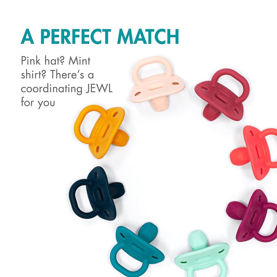 Boon Boon JEWL Orthodontic Silicone Pacifier (2-pack) — baby & kids product