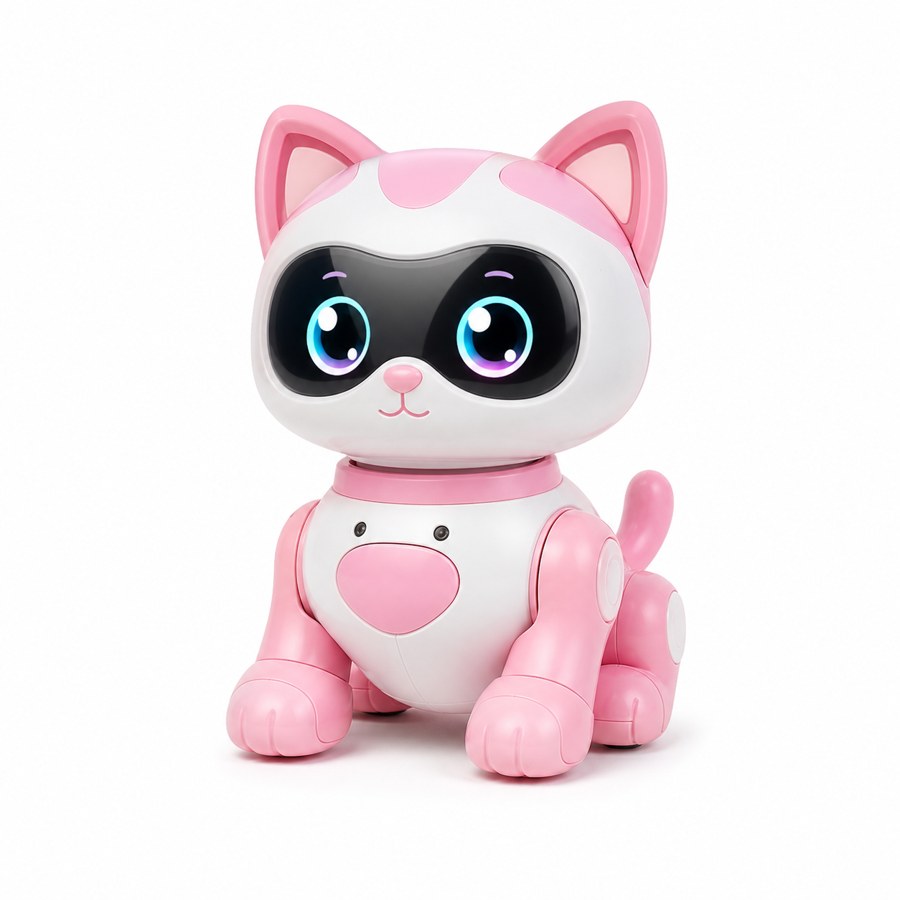 Interactive Robot Cat — Touch & Sound Responsive