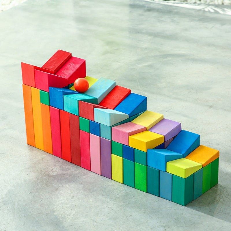 Grimm's Grimm's Large Stepped Pyramid (100 pcs) — baby & kids product