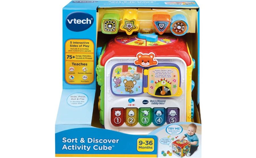 VTech VTech Sort & Discover Activity Cube — baby & kids product