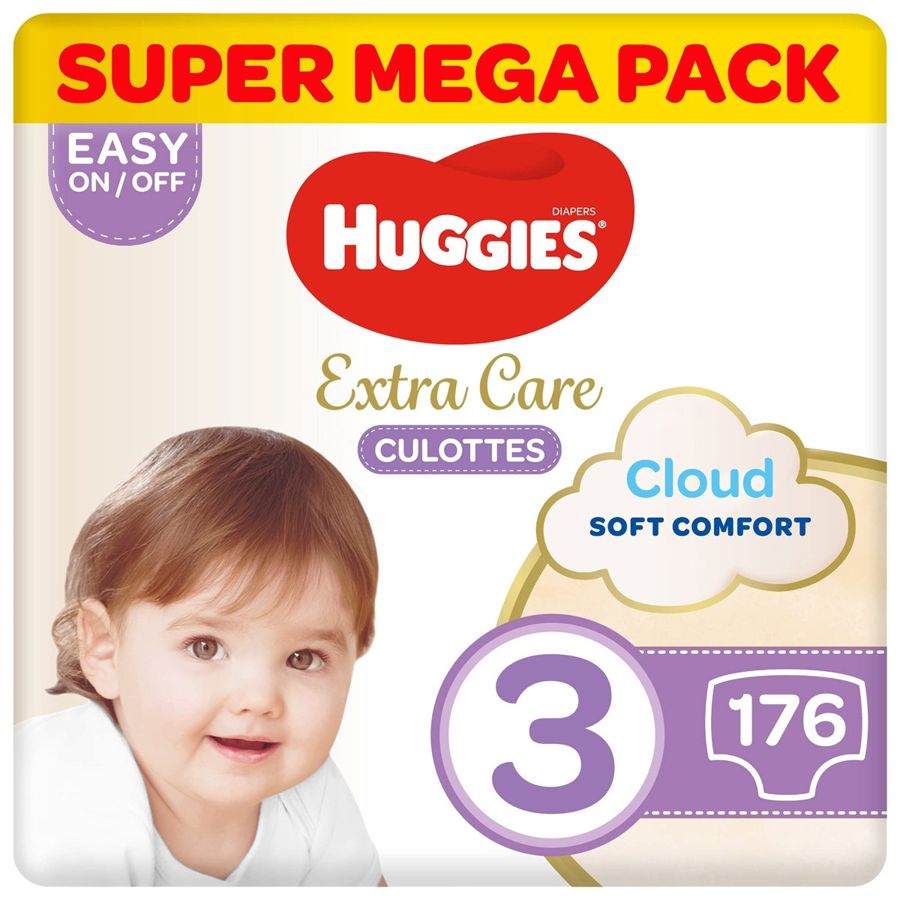 Huggies Huggies Extra Care Size 2 (3-6 kg), 164 pcs — baby & kids product